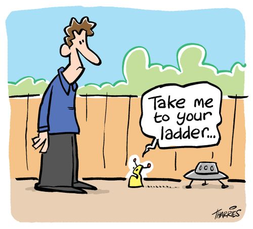 'Take me to your ladder...'