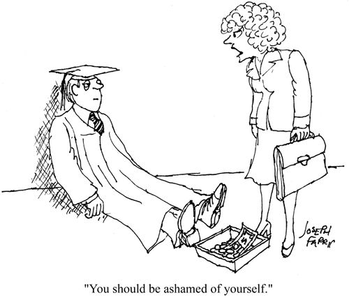 'You should be ashamed of yourself.'