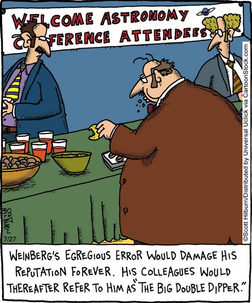 Weinberg's egregious error would damage his reputation forever, His colleagues would thereafter refer to him as 'the big double dipper,