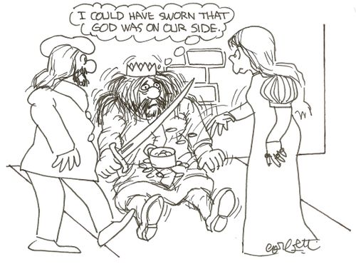 'I could have sworn that God was on our side.'