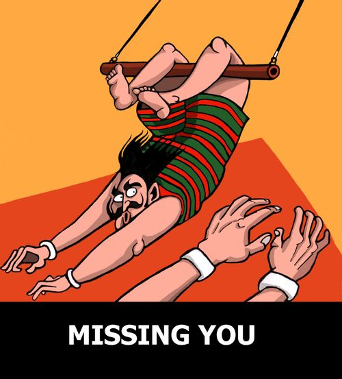 Missing you.