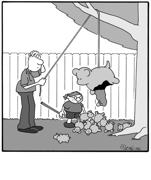 Pinata filled with pinatas.