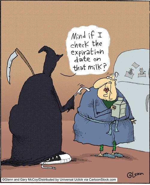 'Mind if I check the expiration date on that milk?'