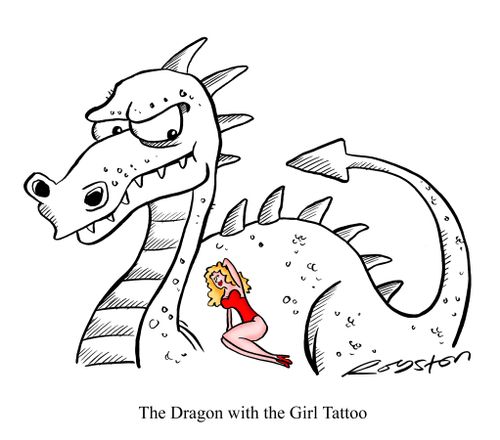 The Dragon with the Girl Tattoo.