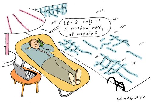 'Let's call it a modern way of working!'