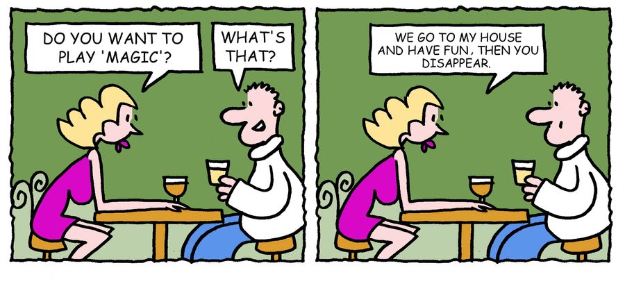 'Do you want to play magic, , , We go to my house and have some fun, then you disappear,'