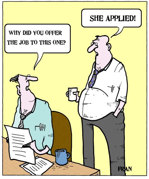 'Why did you offer the job to this one?'