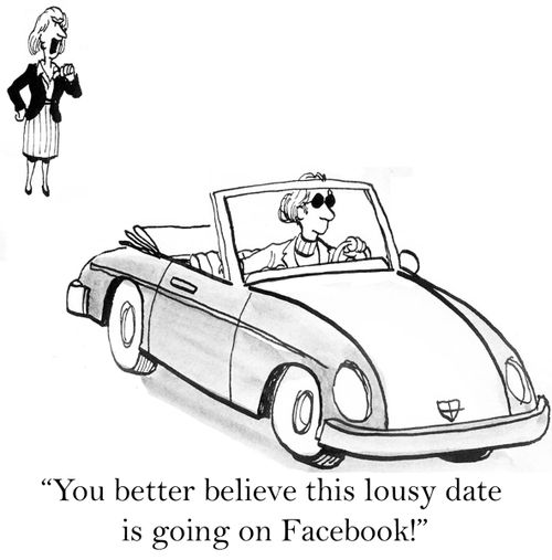 'You better believe this lousy date is going on Facebook.'