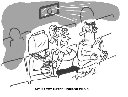 'My Barry hates horror films.'