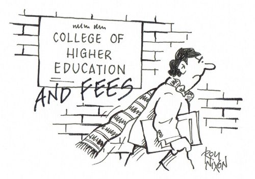 College of Further Education. . .AND FEES.