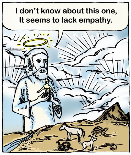 'I don't know about this one, it seems to lack empathy.'