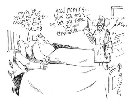 'Must be another of Obama's healthcare cost cutting.'