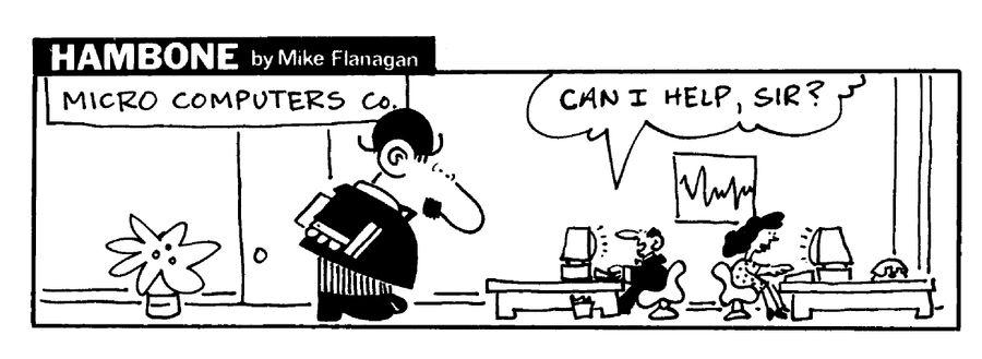 STRIP Hambone: Micro computer salemen