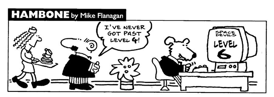STRIP Hambone: Computer games in the office