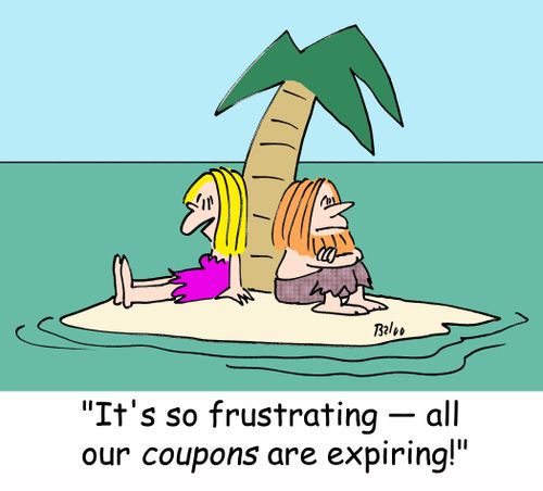 'It's so frustrating -- all our coupons are expiring!'