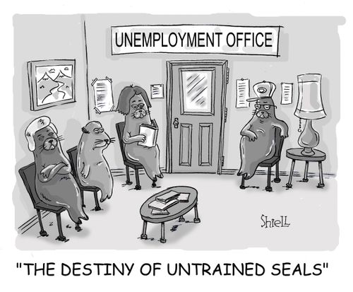 'The destiny of untrained seals'