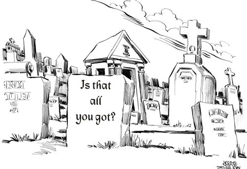 Epitaph - 'Is that all you got?'