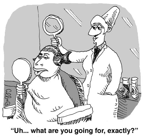 'Uh... what are you going for, exactly?'
