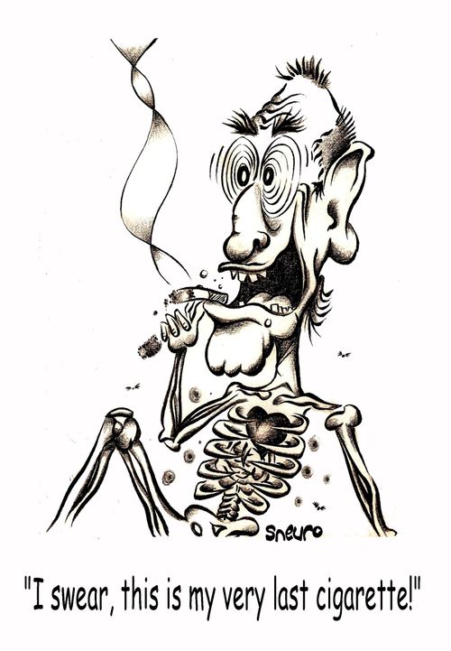 I swear, this is my last cigarette!