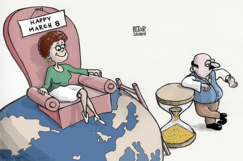 Women's day on March 8th. 