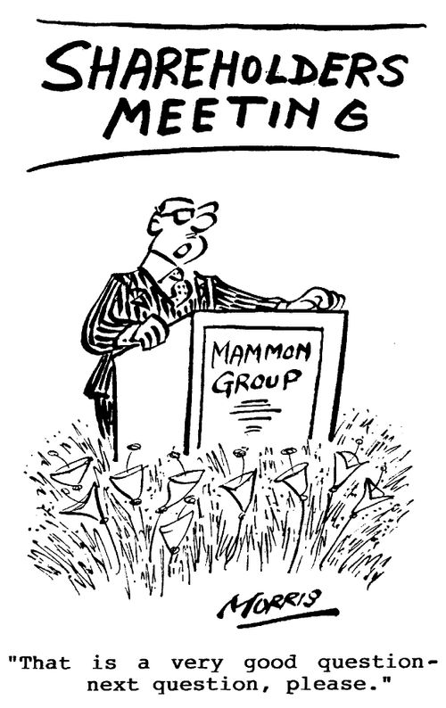 Shareholders Meeting - "That is a very good question - next question, please."