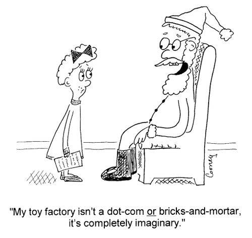 "My toy factory...it's completely imaginary."