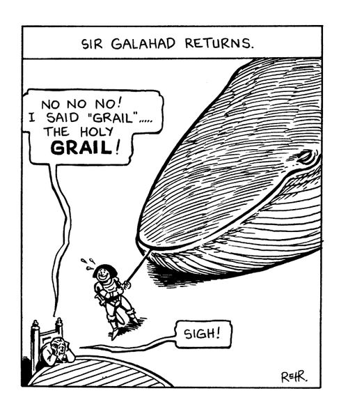 'Sir Galahad returns'