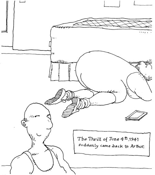 'The thrill of June 4th,1941 suddenly came back to Arthur'