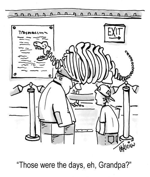 'Those were the days, eh, Grandpa?'