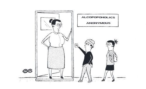 Alcopopoholics anonymous.
