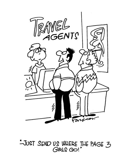 '-just send us where the Page 3 girls go!'