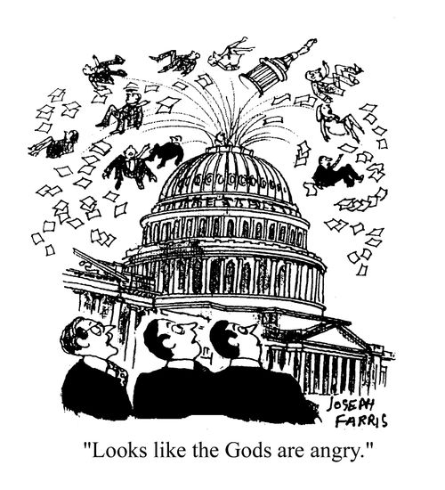 'Looks like the gods are angry.'