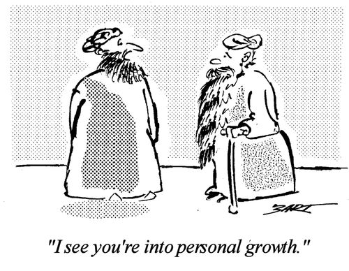 "I see you're into personal growth."