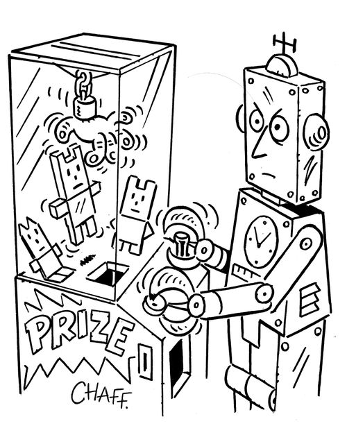 Robot Playing Machine.