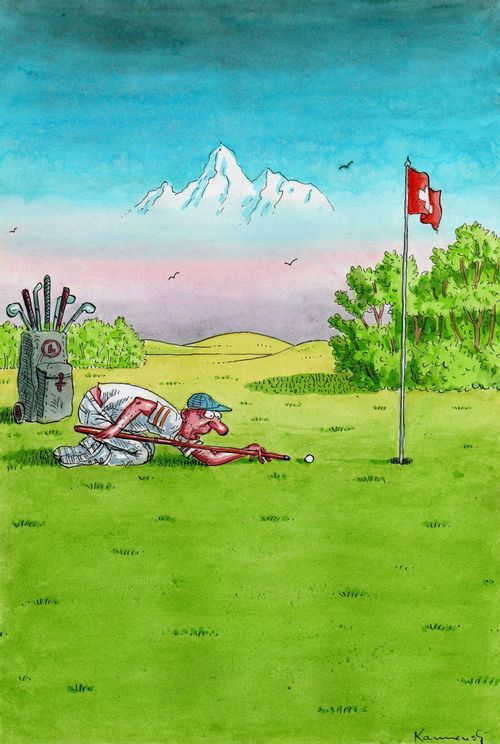Golfer Snooker.