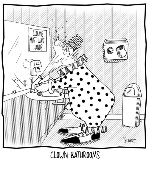 Clown Bathrooms.