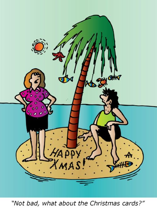 'Not bad, what about the Christmas Cards?'