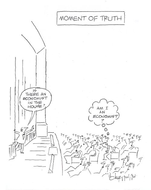 'Is there an economist in the house?'