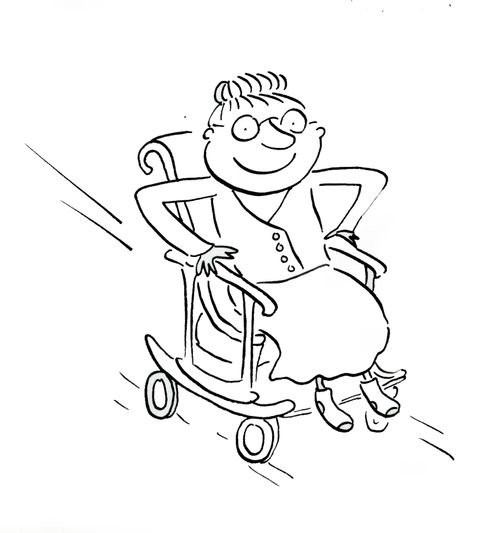 Granny on wheels