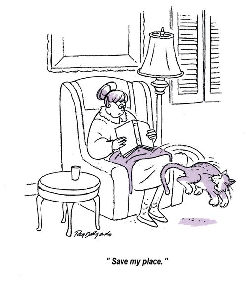 'Save my place.'