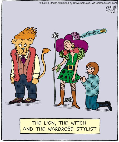 The Lion, The Witch and the Wardrobe Stylist.