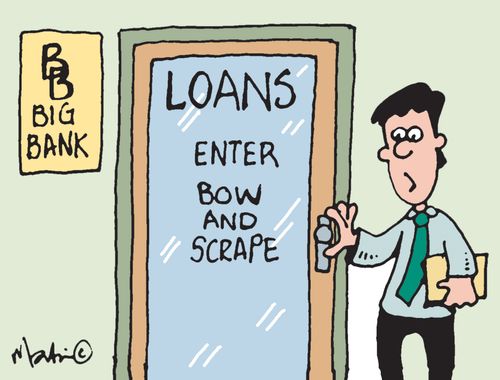 Loans: Enter, bow and scrape.