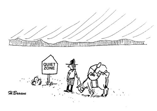 'Quiet Zone' in the desert.