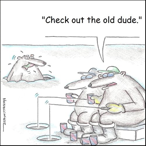 'Check out the old dude.'