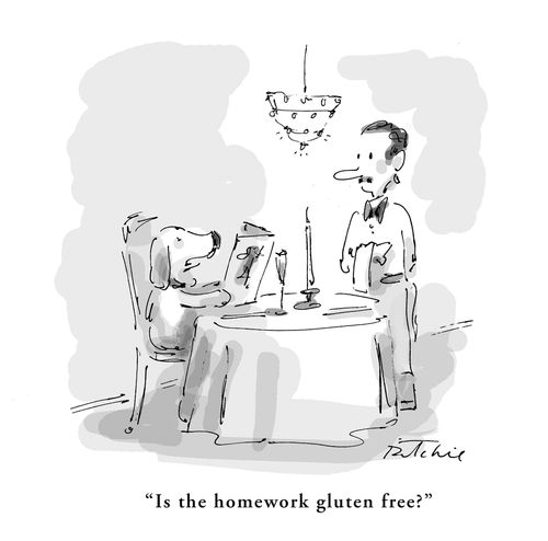 'Is the homework gluten free?'