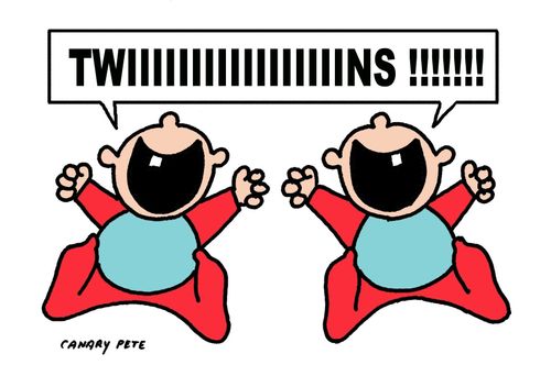 'Twiiiiiiiiins!!!!'