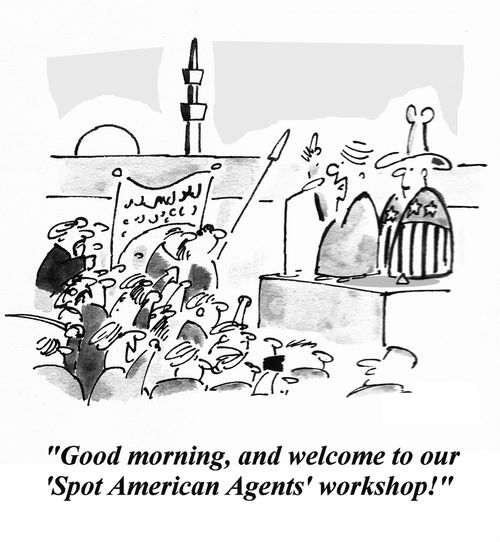 'Good morning, and welcome to our 'Spot American Agents' workshop!'