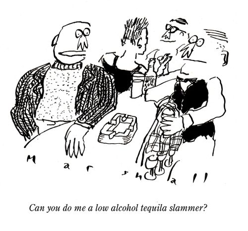 'Can you do me a low alcohol tequila slammer?'