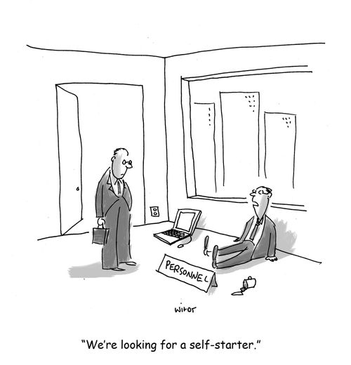 'We're looking for a self-starter.'