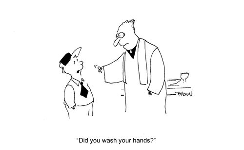 'Did you wash your hands?'